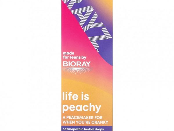 Bioray Inc., Rayz, Life Is Peachy, для подростков, персик, 59 мл (2 жидк. Унции)