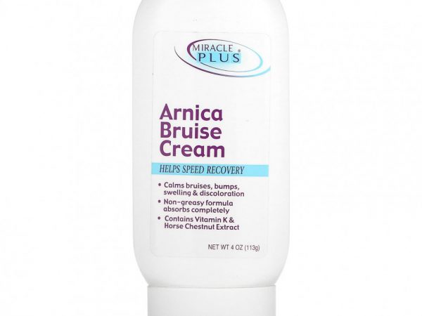 Miracle Plus, Крем от синяков с арникой, 113 г (4 унции)
