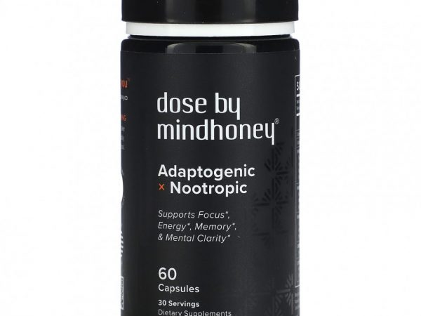 Mindhoney, Dose, адаптогенное ноотропное средство, 60 капсул
