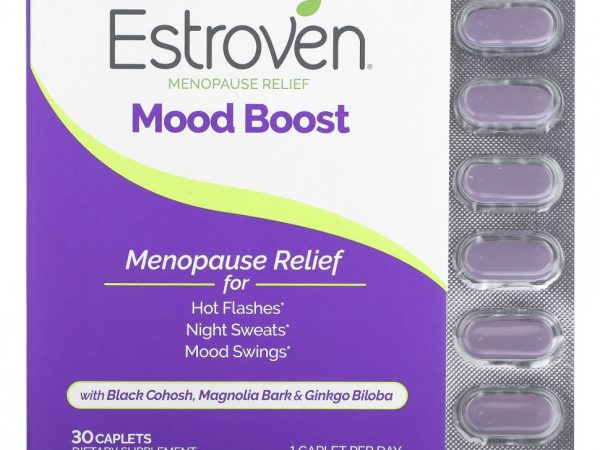 Estroven, Улучшение настроения, облегчение менопаузы, 30 капсул