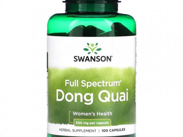 Swanson, Full Spectrum Dong Quai, 530 мг, 100 капсул