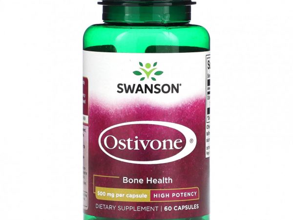 Swanson, Ostivone, высокая эффективность, 500 мг, 60 капсул