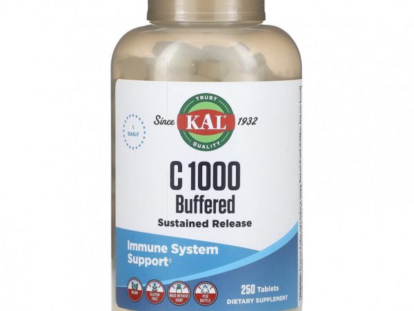 KAL, C 1000 с замедленным высвобождением, с буферизацией, 250 таблеток