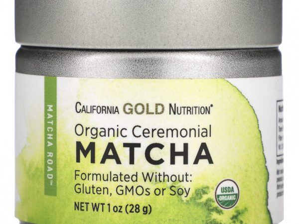 California Gold Nutrition, MATCHA ROAD, органический церемониальный чай матча, 28 г (1 унция)