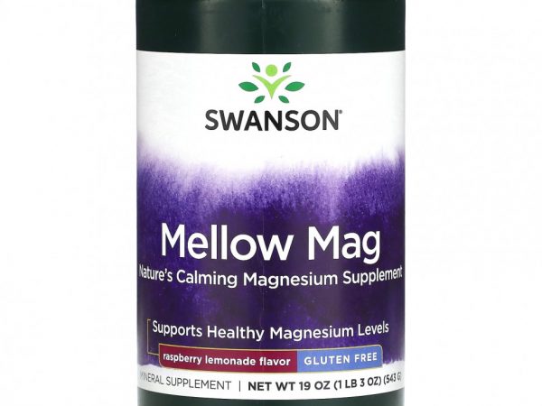 Swanson, Mellow Mag, малиновый лимонад, 543 г (19 унций)