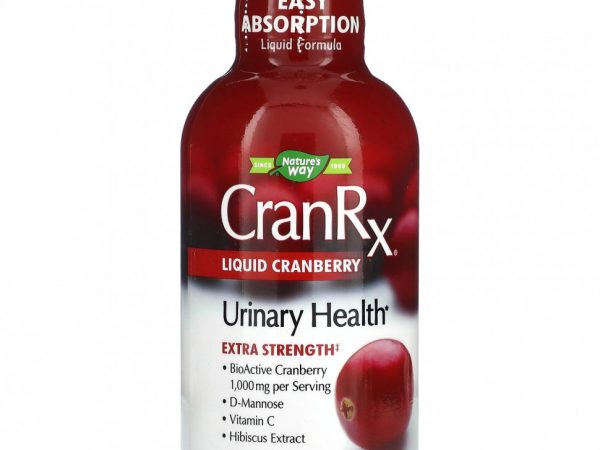 Nature's Way, CranRX, клюквенный сок, 16 жидких унций (480 мл)
