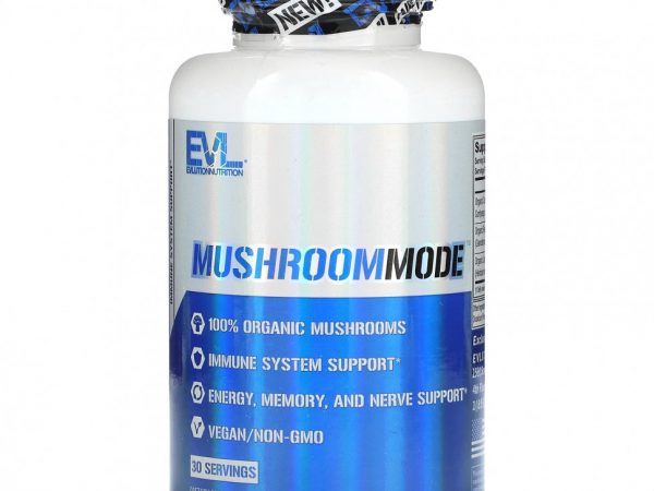 EVLution Nutrition, MushroomMode, 90 растительных капсул