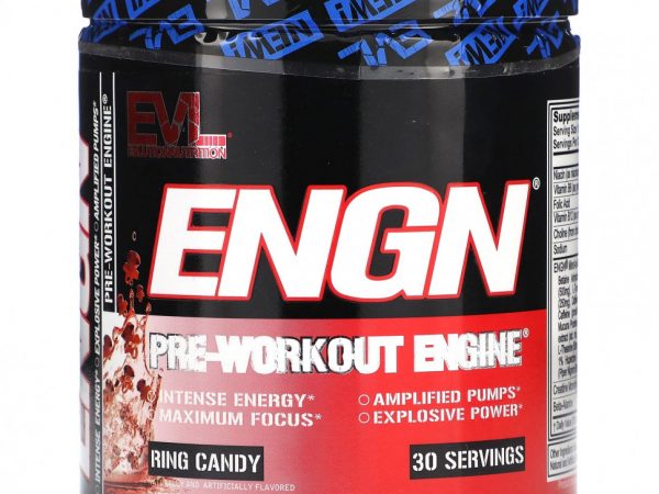 EVLution Nutrition, ENGN, предтренировочная добавка, леденцы, 264 г (9,3 унции)