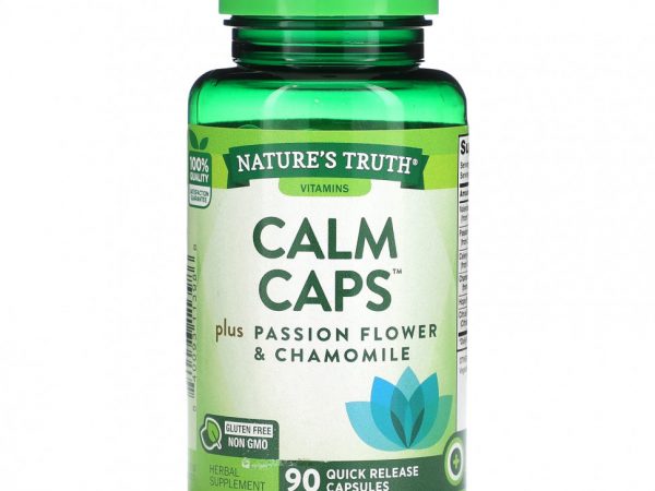 Nature's Truth, Calm Caps, 90 капсул с быстрым высвобождением