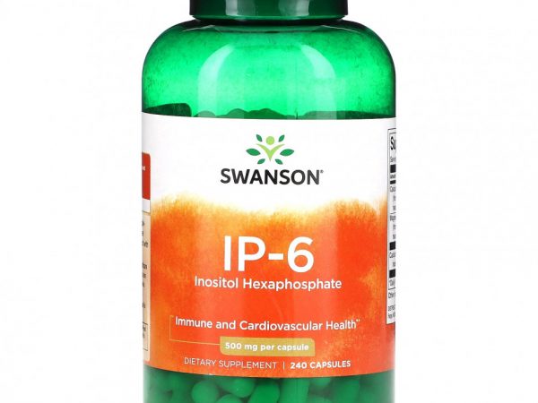 Swanson, IP-6, 500 мг, 240 капсул