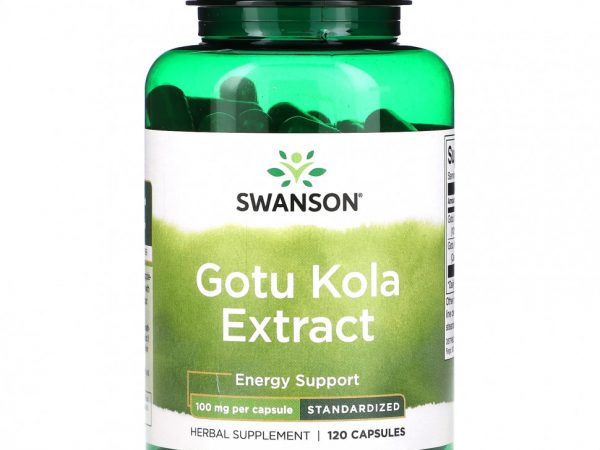 Swanson, Экстракт готу колы, 100 мг, 120 капсул