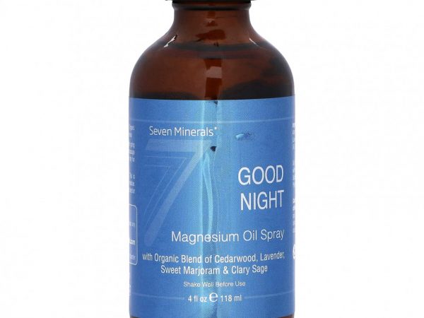 Seven Minerals, Good Night, спрей с магниевым маслом, 118 мл (4 жидк. Унции)