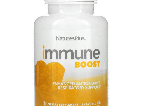 NaturesPlus, Immune Boost, Enhanced Antioxidant Respiratory Support, 60 Tablets
