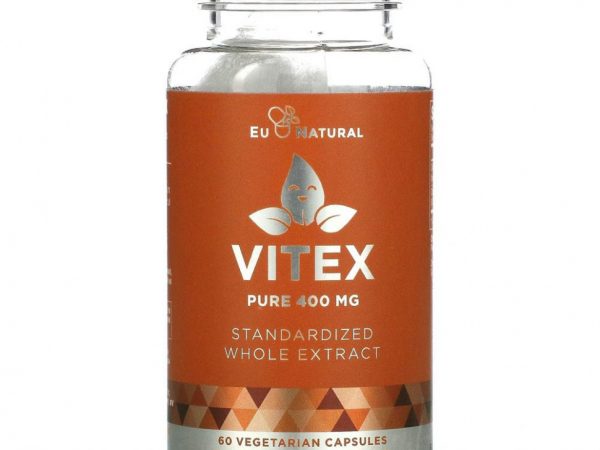 Eu Natural, Vitex, 400 мг, 60 вегетарианских капсул