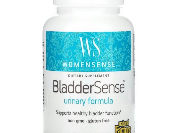 Natural Factors, Womensense, BladderSense, 90 вегетарианских капсул