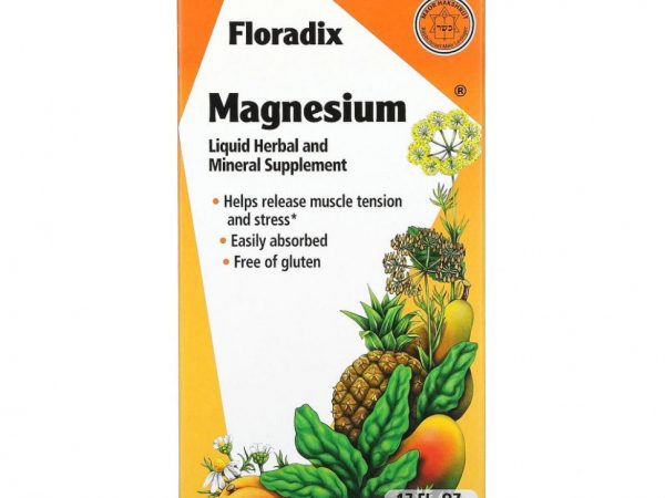 Gaia Herbs, Floradix, добавка с магнием, 500 мл (17 жидк. унций)