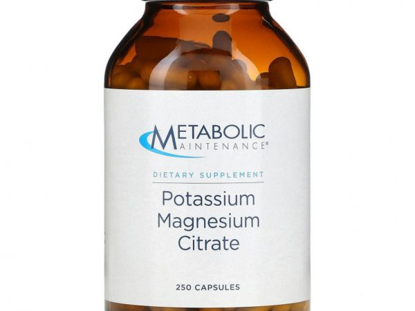 Metabolic Maintenance, Цитрат калия и магния, 250 капсул