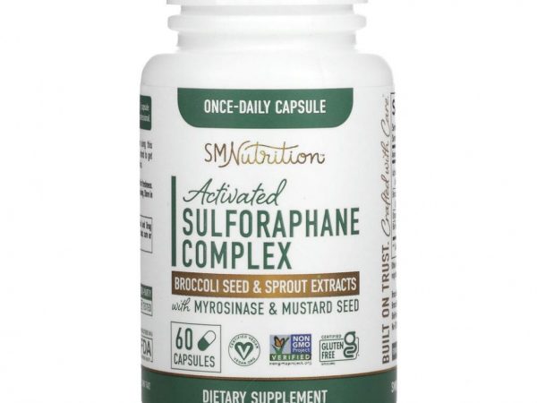 SMNutrition, Activated Sulforaphane Complex with Myrosinase & Mustard Seed , 60 Capsules