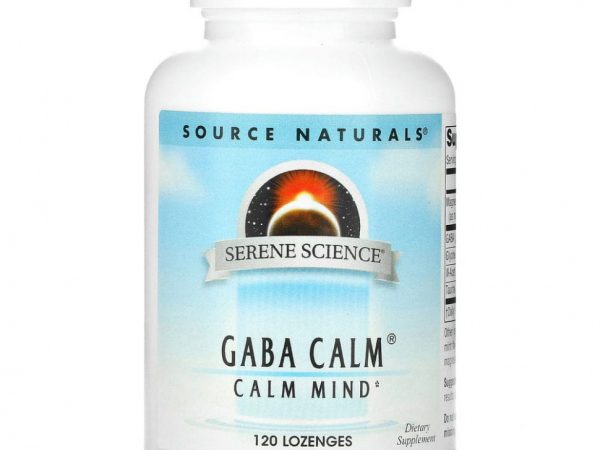 Source Naturals, GABA Calm, ГАМК, 120 таблеток для рассасывания