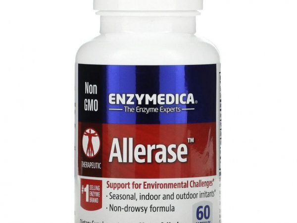 Enzymedica, Allerase, 60 капсул