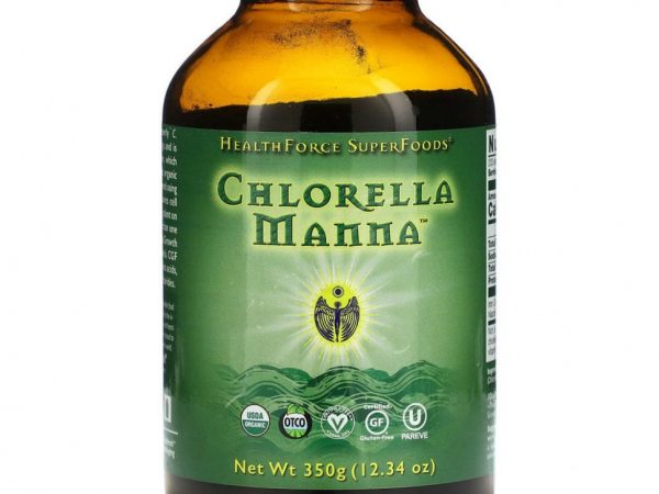 HealthForce Superfoods, Хлорелла и манна, 350 г (12,34 унции)