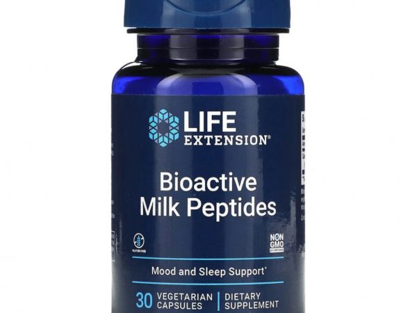 Life Extension, Биоактивные молочные пептиды, 30 вегетарианских капсул