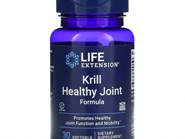 Life Extension, средство для здоровых суставов из криля, 30 мягких таблеток