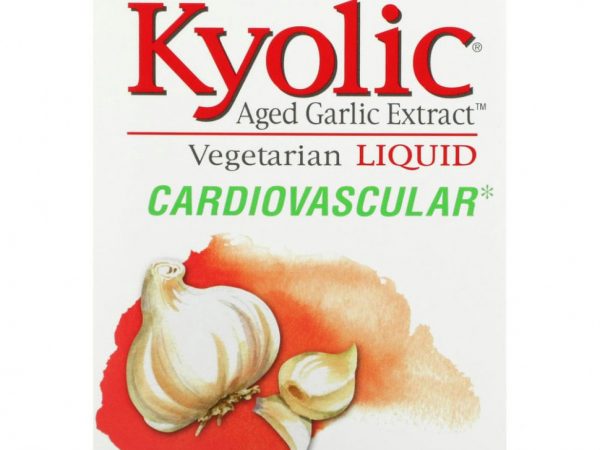 Kyolic, Экстракт выдержанного чеснока, для сердечно-сосудистой системы, жидкий, 2 флакона по 60 мл (2 жидк. Унции)