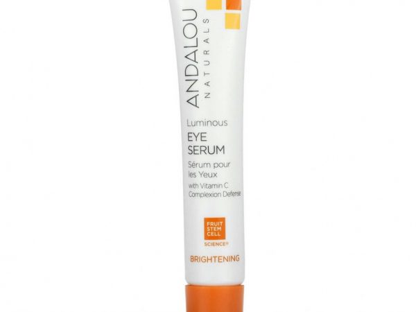 Andalou Naturals, Осветляющая сыворотка для области вокруг глаз, для придания сияния, 18 мл (0,6 жидкой унции)
