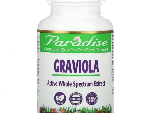 Paradise Herbs, Brazilian Graviola, 60 Vegetarian Capsules