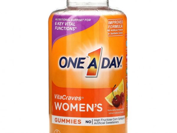 One-A-Day, VitaCraves для женщин, мультивитаминная и мультиминеральная добавка, 170 жевательных таблеток