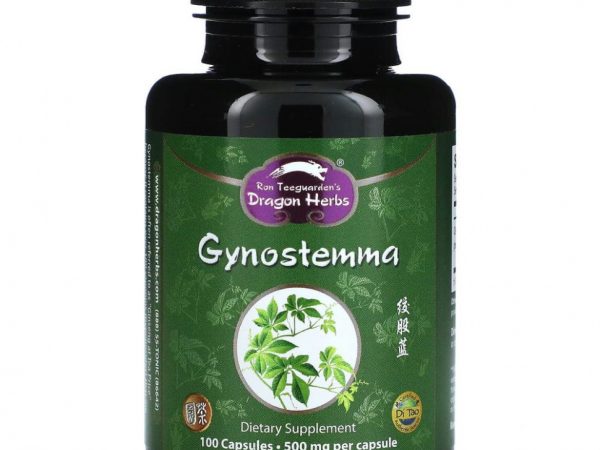 Dragon Herbs, Гиностемма, 450 мг, 100 капсул