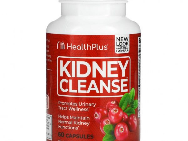 Health Plus, Kidney Cleanse, очищение почек, 60 капсул