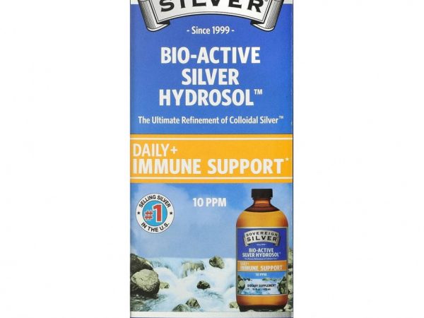 Sovereign Silver, Bio-Active Silver Hydrosol, 10 мкг/мл, 473 мл (16 жидк. унций)
