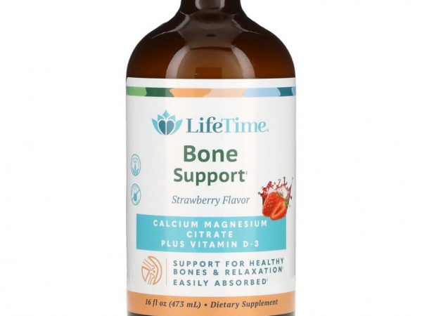 LifeTime Vitamins, оригинальный цитрат кальция и магния, клубника, 473 мл (16 жидк. унций)