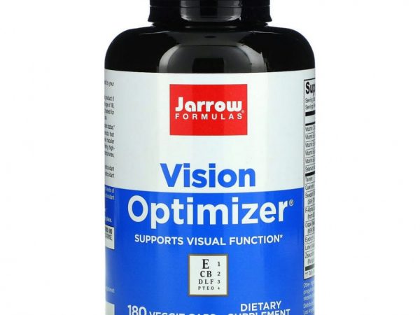 Jarrow Formulas, Vision Optimizer, добавка для зрения, 180 растительных капсул