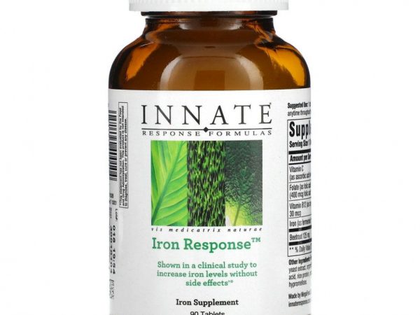Innate Response Formulas, Iron Response, железо, 90 таблеток