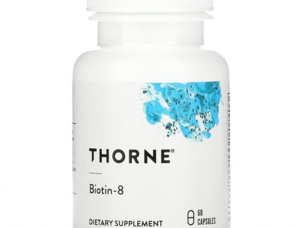 Thorne Research, Биотин-8, 60 капсул
