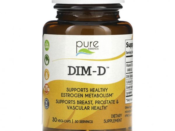 Pure Essence, DIM-D, 30 вегетарианских капсул