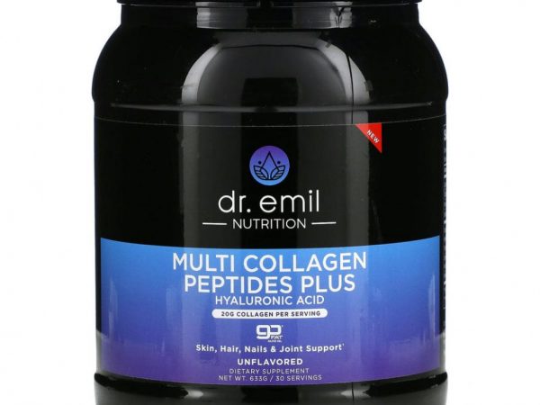 Dr Emil Nutrition, Multi Collagen Peptides Plus, без добавок, 663 г