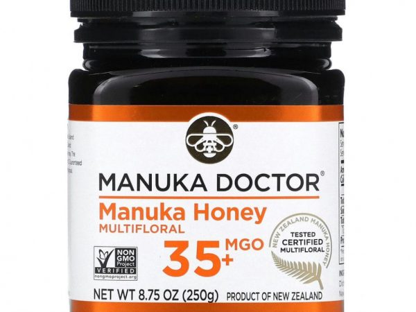 Manuka Doctor, мед манука из разнотравья, MGO 35+, 250 г (8,75 унции)