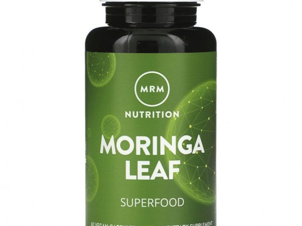 MRM, Nutrition, листья моринги, 60 веганских капсул