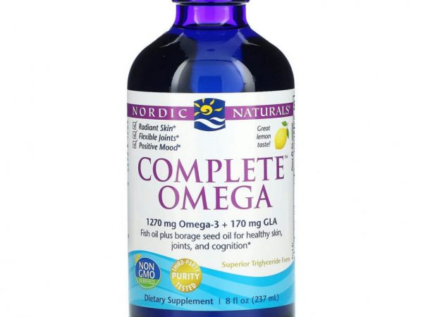 Nordic Naturals, Complete Omega, с лимонным вкусом, 237 мл (8 жидк. унций)