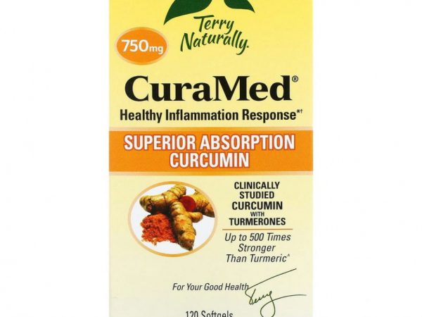 Terry Naturally, CuraMed, 750 мг, 120 мягких таблеток