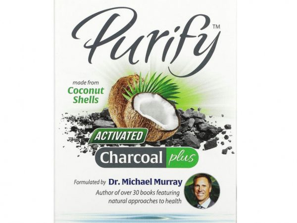 Enzymedica, Purify, активированный уголь, 60 капсул
