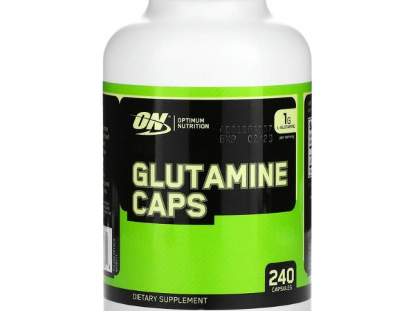 Optimum Nutrition, глутамин, 500 мг, 240 капсул