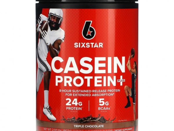 Six Star, Pro Nutrition, казеиновый протеин, элитная серия «Тройной шоколад», 907 г (2 фунта)