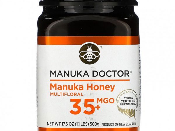 Manuka Doctor, Многоцветковый мед манука, MGO 35+, 500 г (17,6 унции)