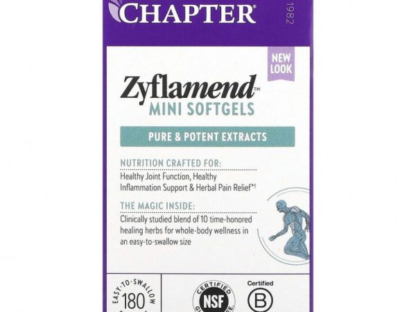 New Chapter, Zyflamend, 180 капсул