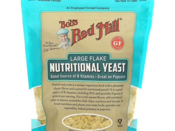 Bob's Red Mill, Пищевые дрожжи в больших хлопьях, без глютена, 142 г (5 унций)